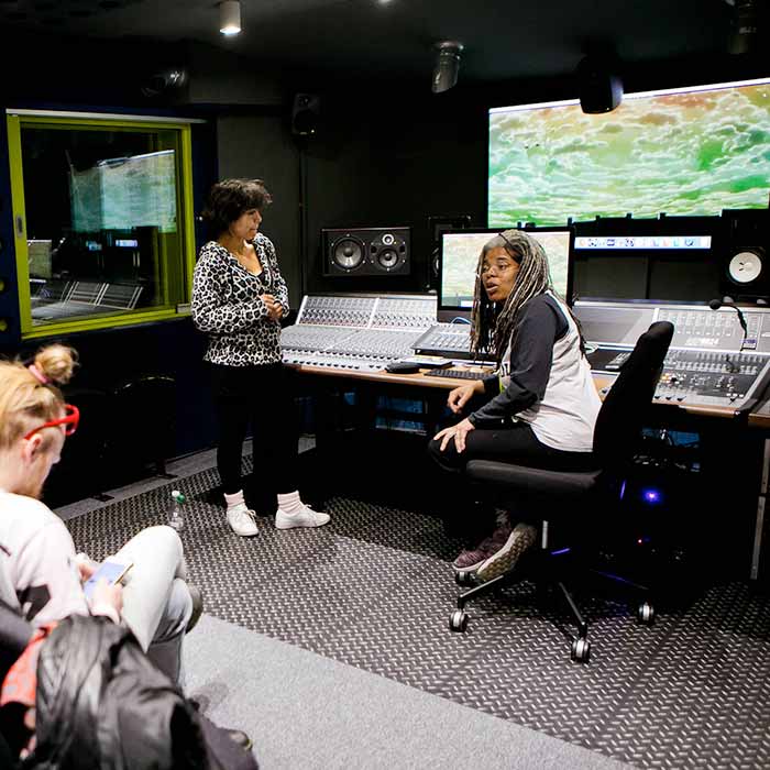 Music students in Studio | ICMP London