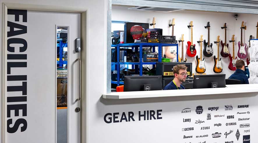 Music Gear Hire at ICMP