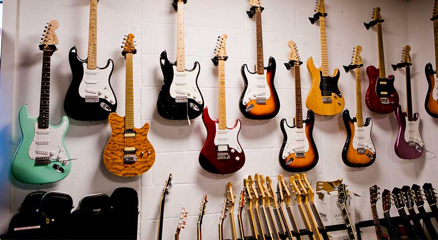 Guitar's for Hire at ICMP Guitar School