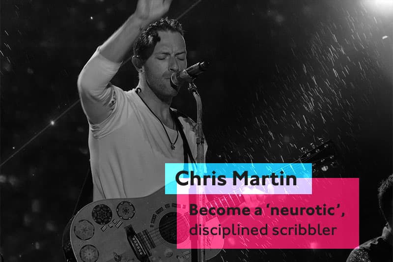 Chris Martin Coldplay Inspiration - Become a neurotic