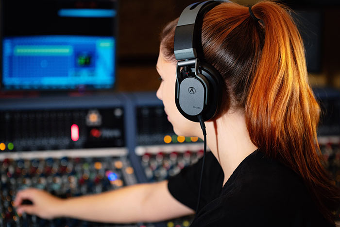 Austrian Audio HI X55 Headphones in music studio