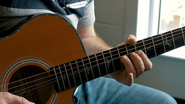 Hamish guitar close-up